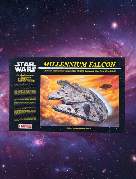 Fine Molds 1/72 Star Wars MILLENNIUM FALCON Plastic Model Kit Hobby Japan