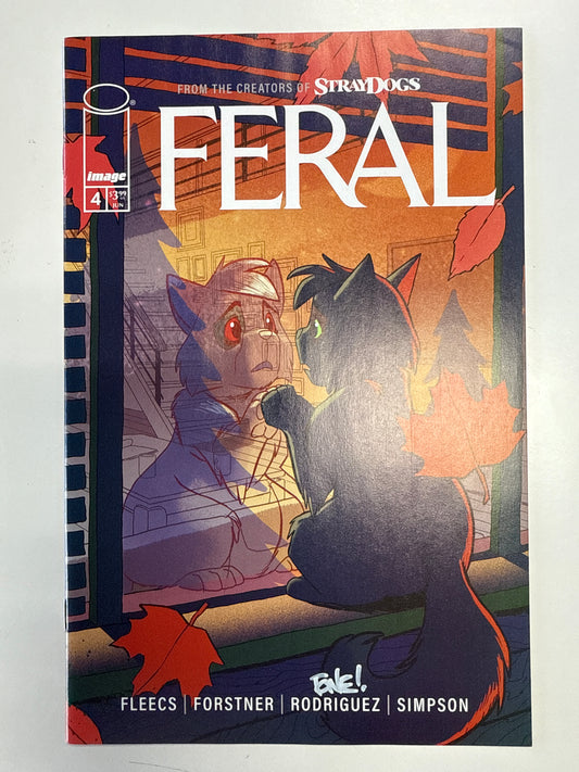 IMAGE COMICS FERAL #4 FIRST PRINT SIGNED BY TONE RODRIGUEZ