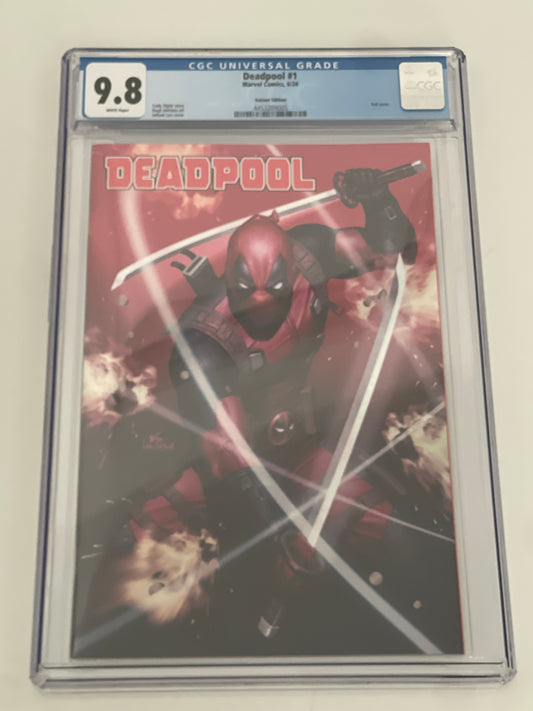 MARVEL COMICS DEADPOOL #1 VARIANT FOIL COVER CGC 9.8