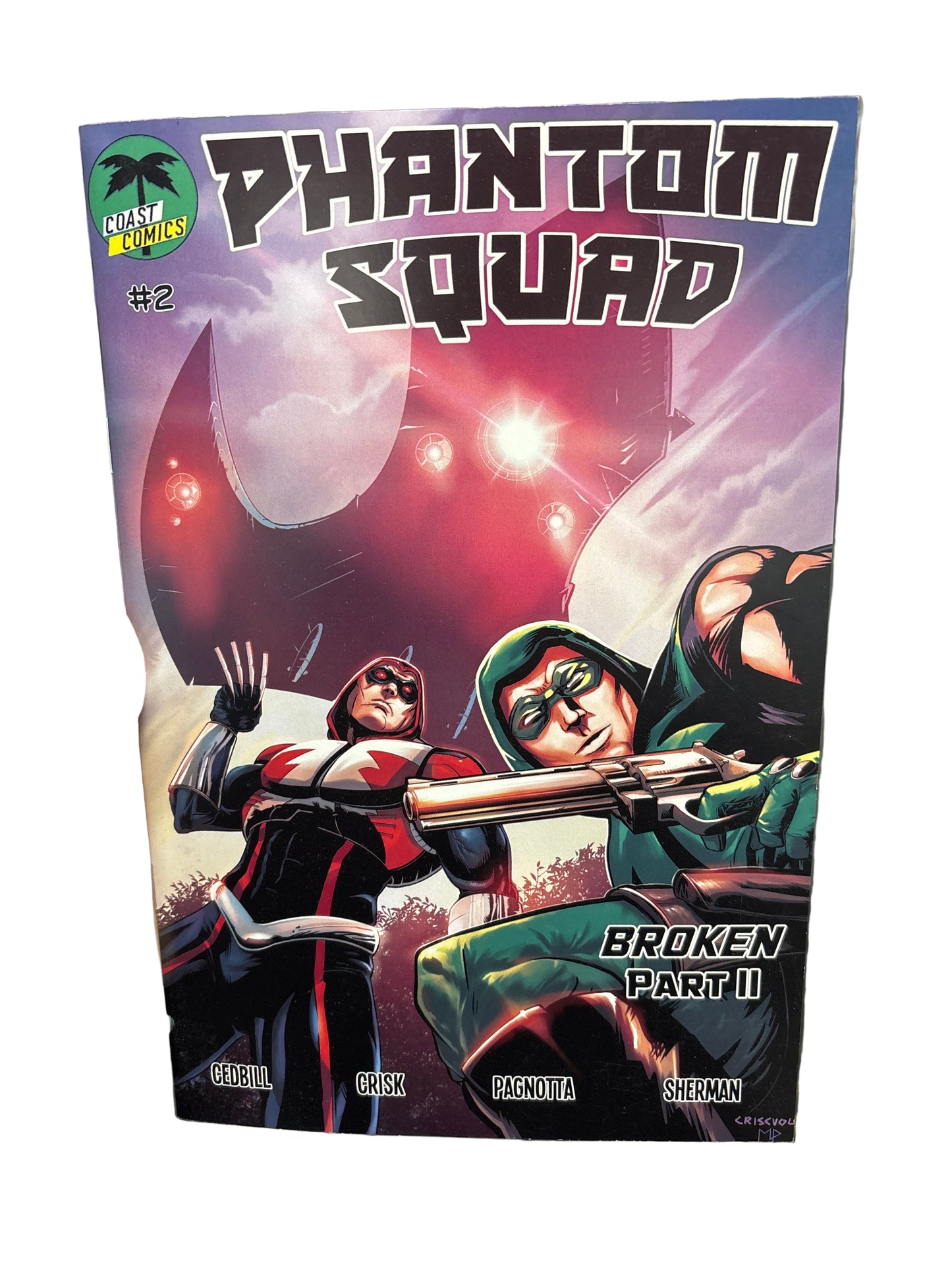 COAST COMICS PHANTOM SQUAD BROKEN PART V #2 10/25