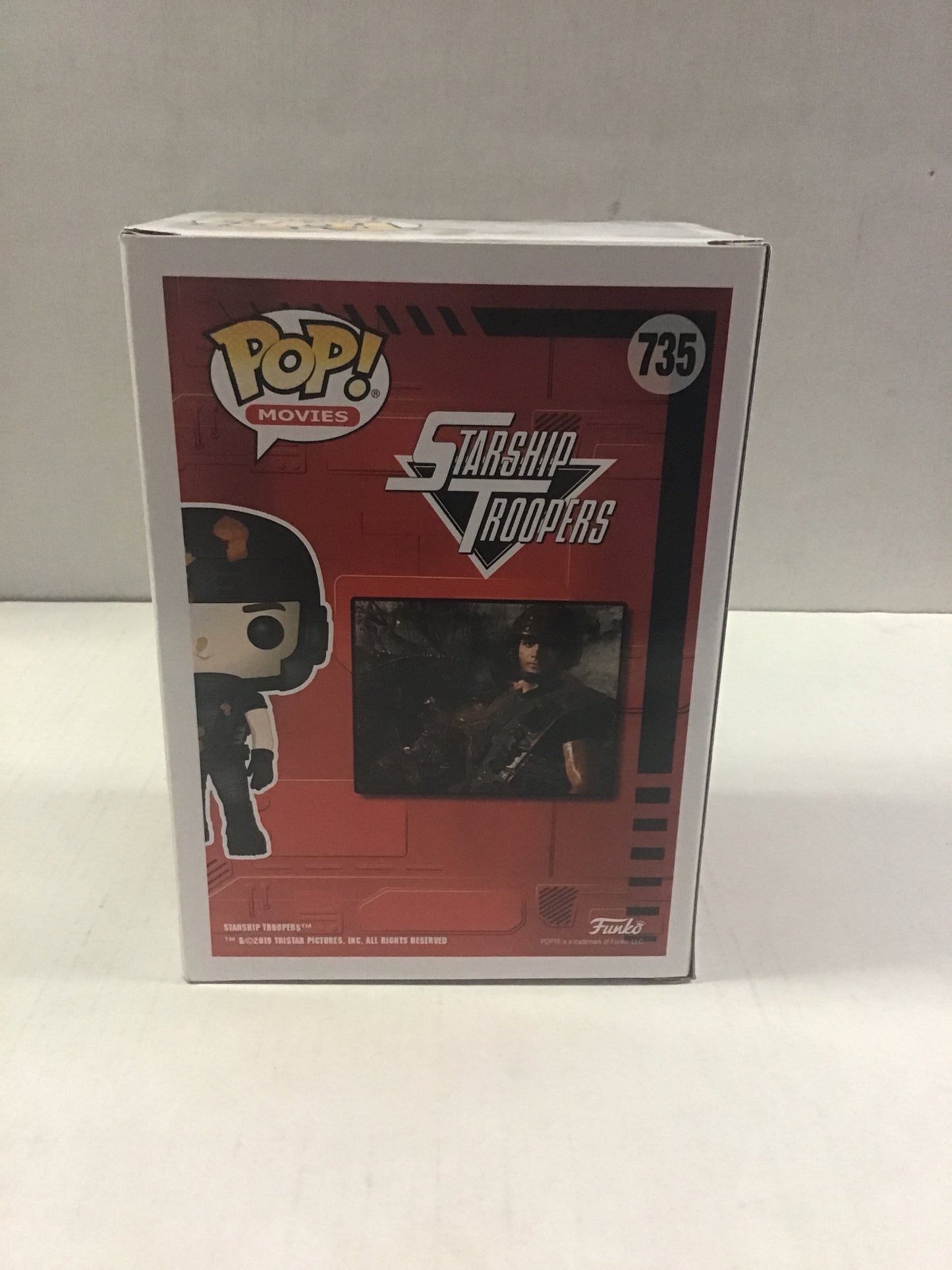 FUNKO POP MOVIES #735 JOHNNY RICO! LIMITED EDITION STARSHIP TROOPERS (2019 ,SUMMER CONVENTION EXCLUSIVE)