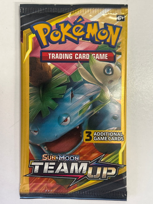 POKÉMON TCG SUN & MOON TEAM UP 3 CARD BOOSTER PACK