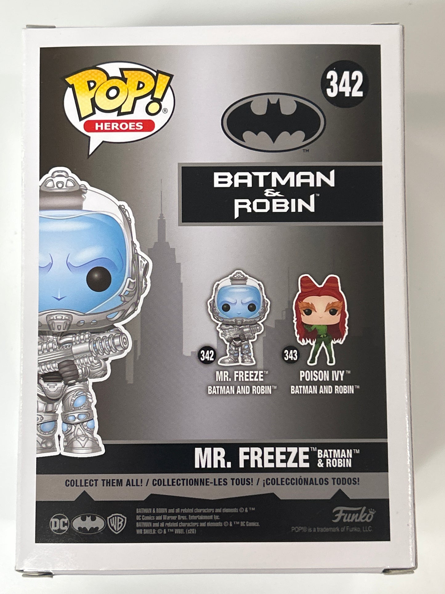 FUNKO POP BATMAN & ROBIN MR. FREEZE GREAT CONDITION