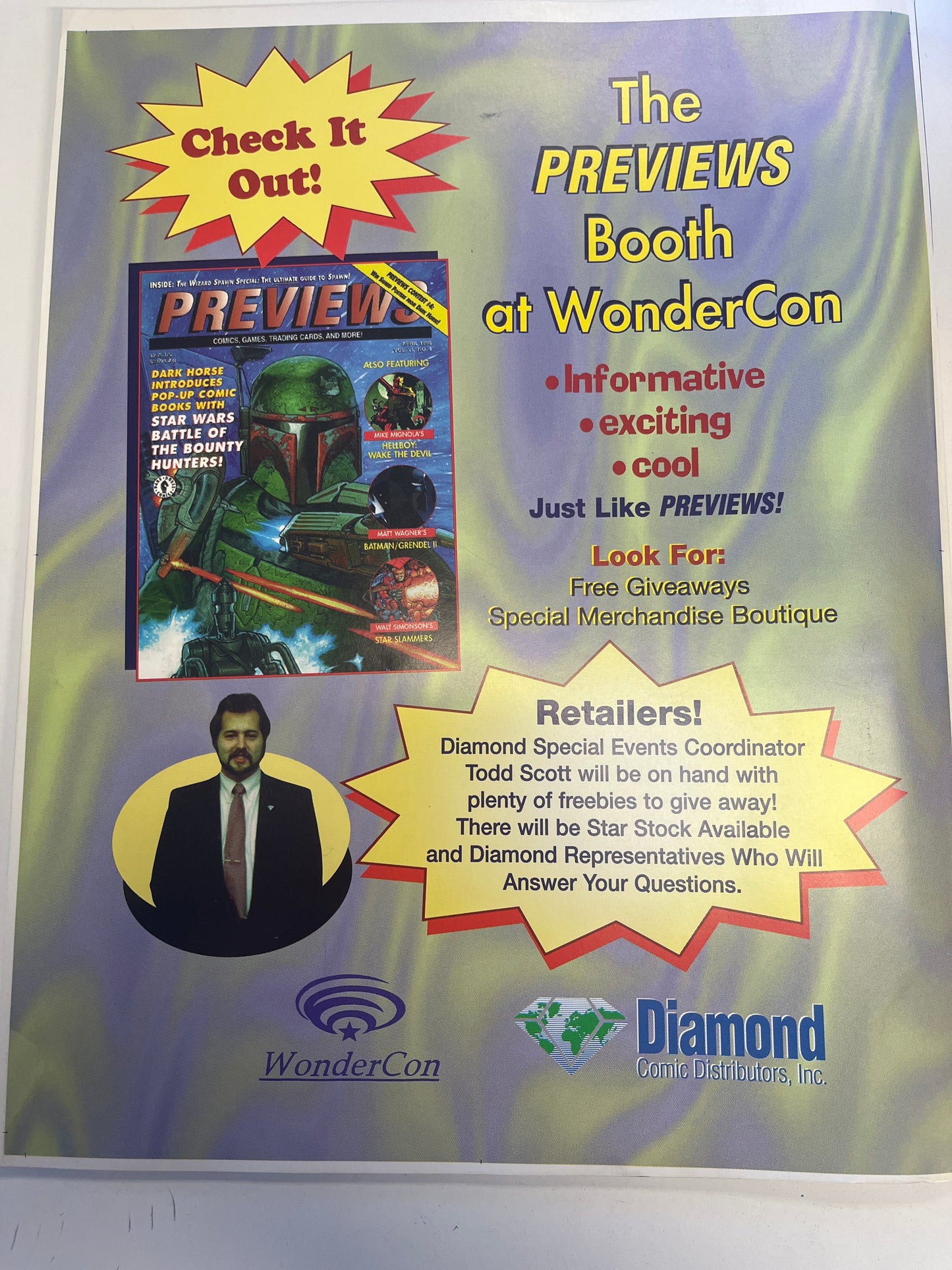 WONDERCON 10 10TH ANNIVERSARY DIAMONDS COMIC DISTRIBUTORS