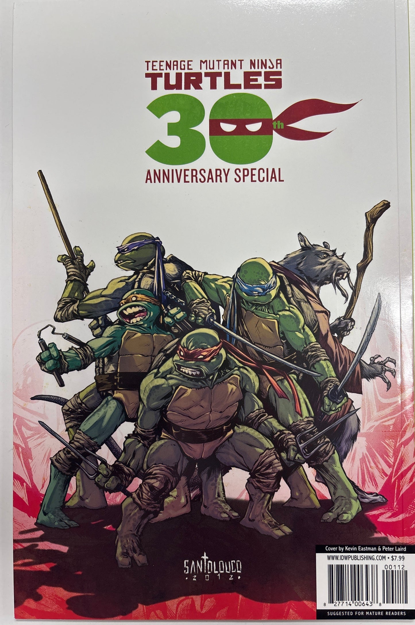 IDW ANNIVERSARY SPECIAL TEENAGE MUTANT NINJA TURTLES