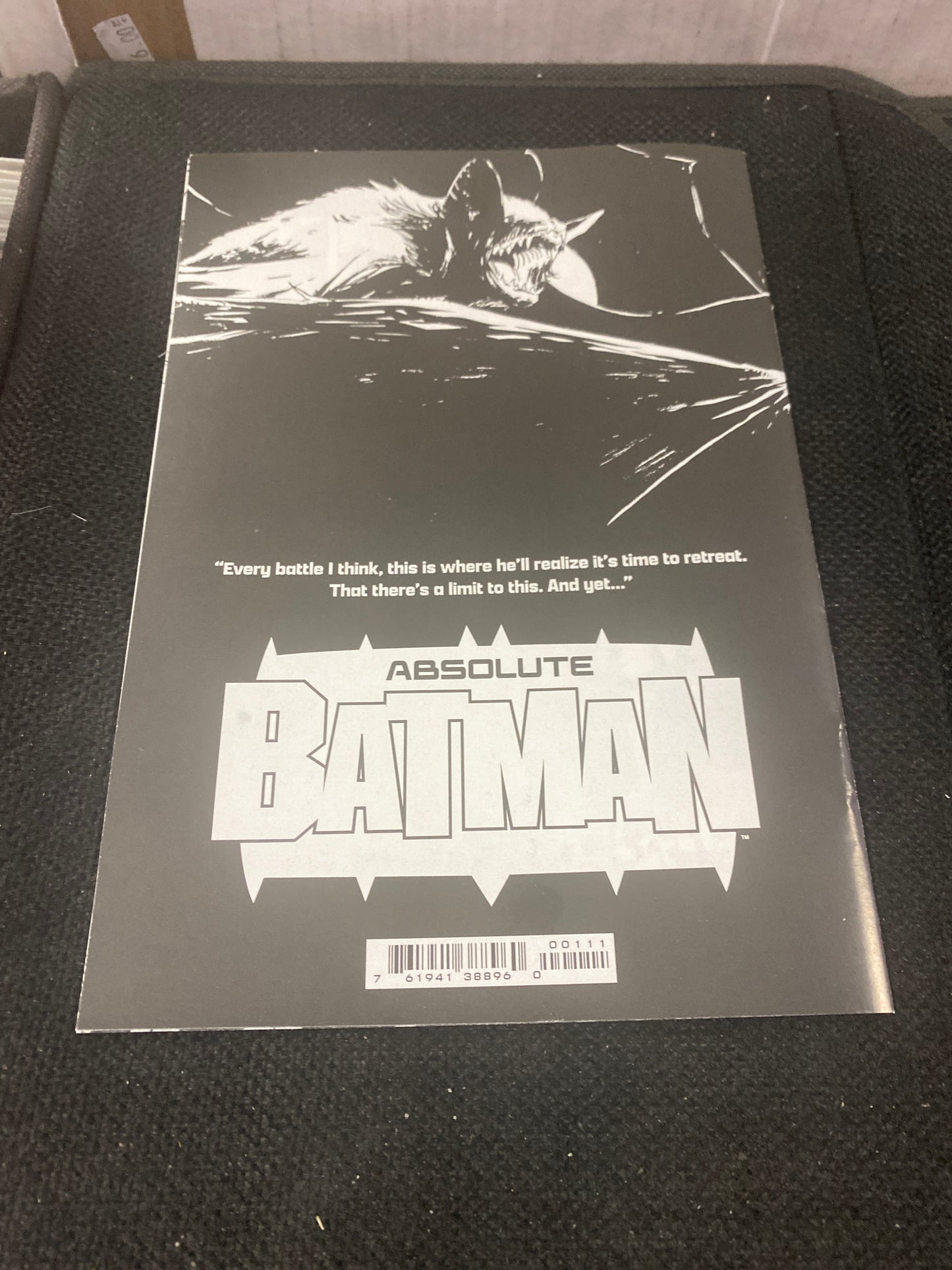 DC COMICS ABSOLUTE BATMAN #2 ASHCAN EDITION