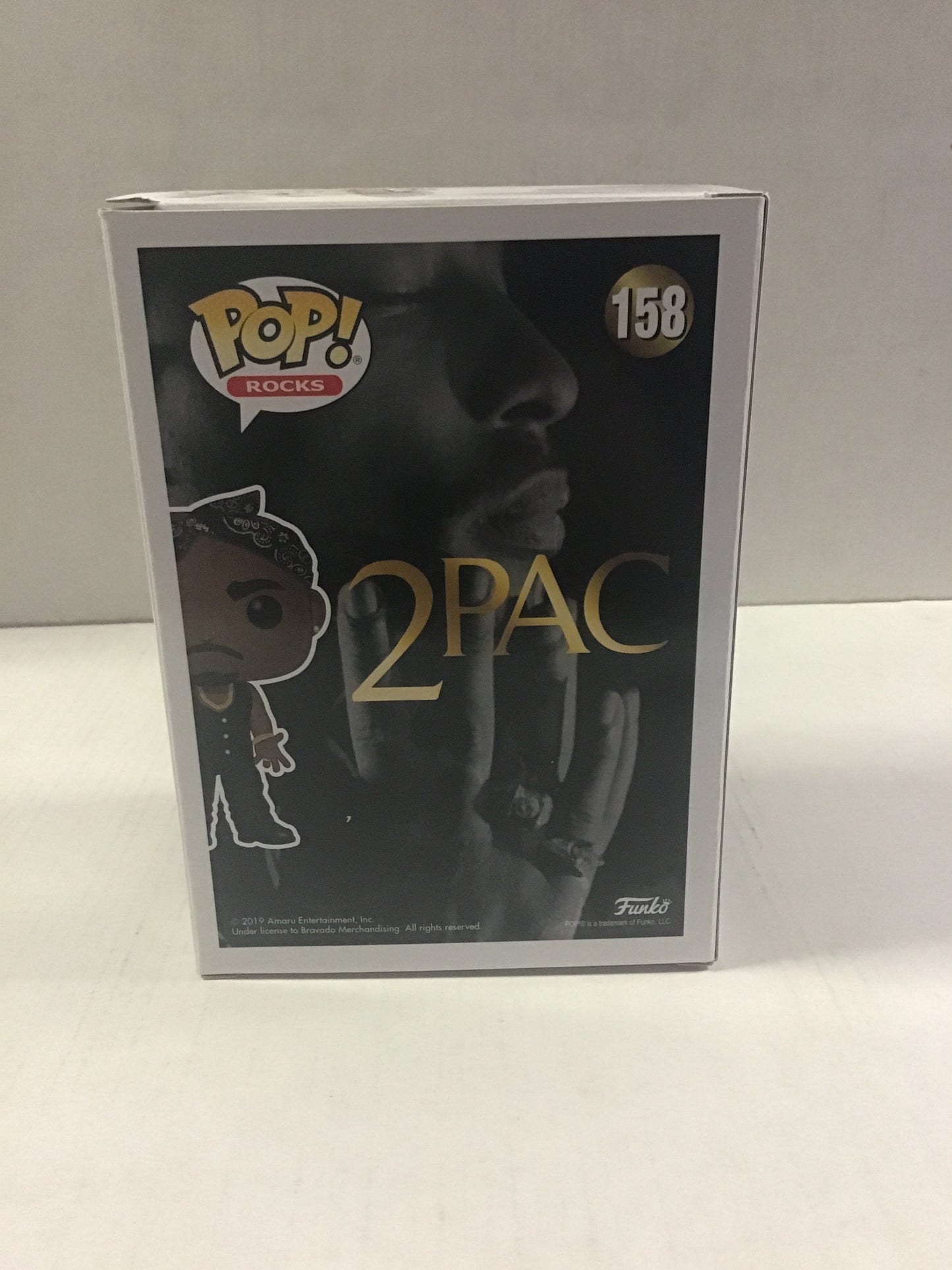 FUNKO POP ROCKS #158 TUPAC SHAKUR (2PAC ,2019) HIP HOP LEGACY!