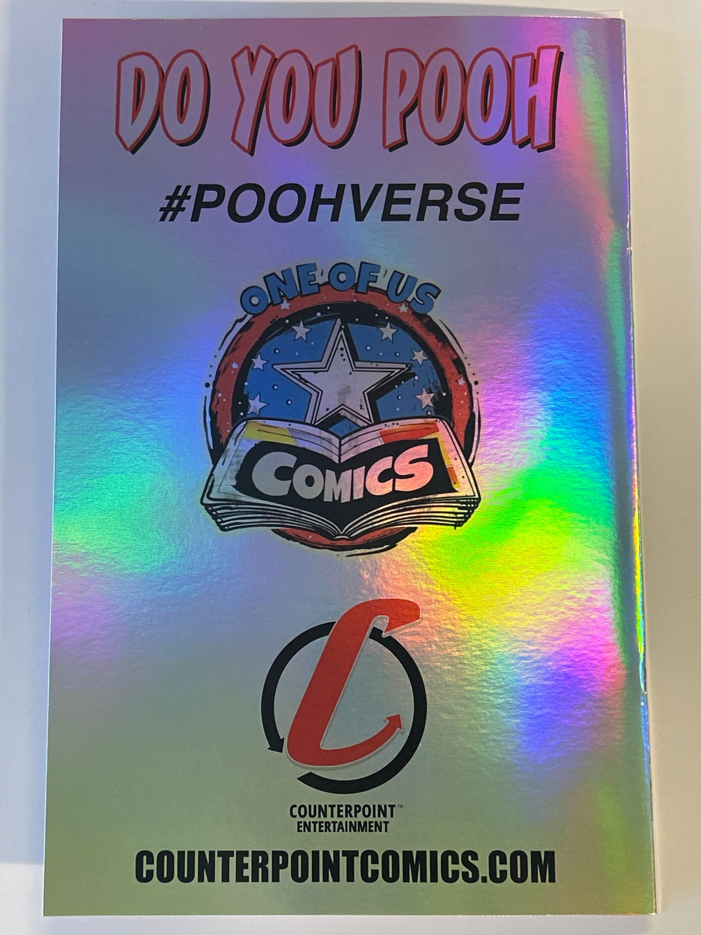 COUNTERPOINT DO YOU POOH?#1 (2025) ONE OF US COMICS EXCLUSIVE VIRGIN FOIL COVER 3/5 MINT CONDITION