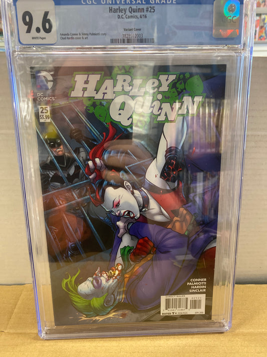 DC COMICS HARLEY QUINN #25(2016) VARIANT COVER CGC 9.6 WP