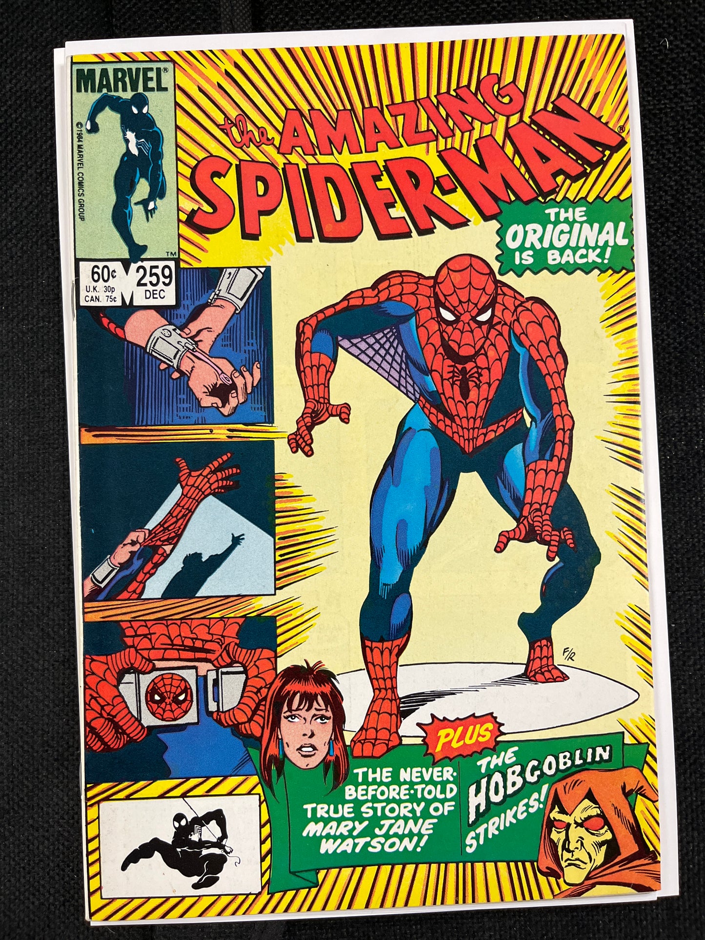 AMAZING SPIDER-MAN #259 VF/NM (1985, KEY ORIGIN MARY JANE!)