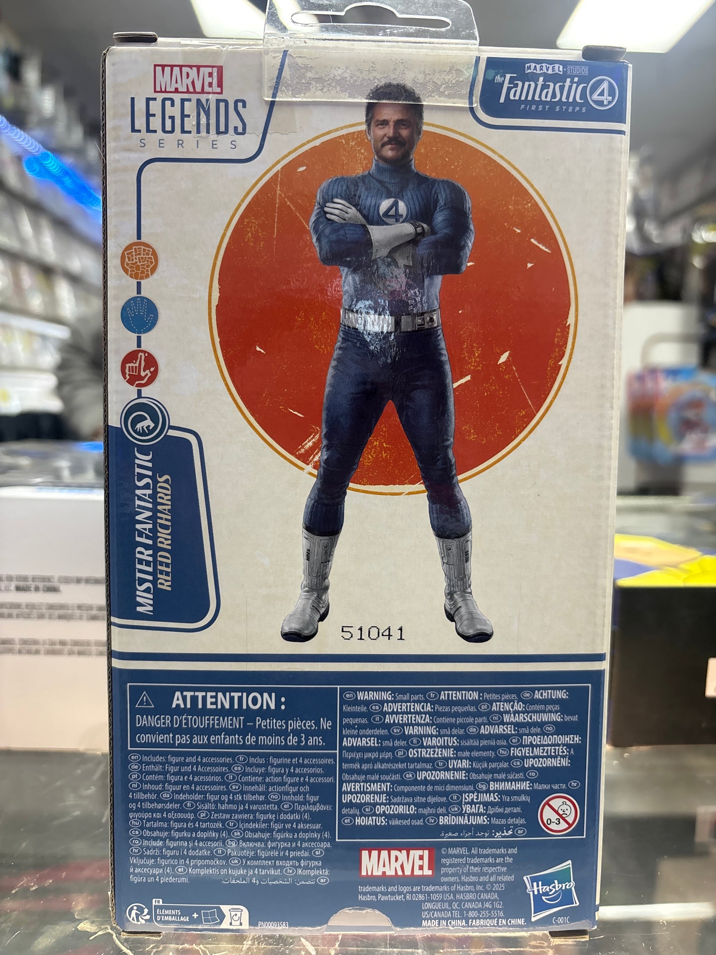 MARVEL LEGENDS SERIES THE FANTASTIC 4 FIRST STEPS MISTER FANTASTIC ACTION FIGURES