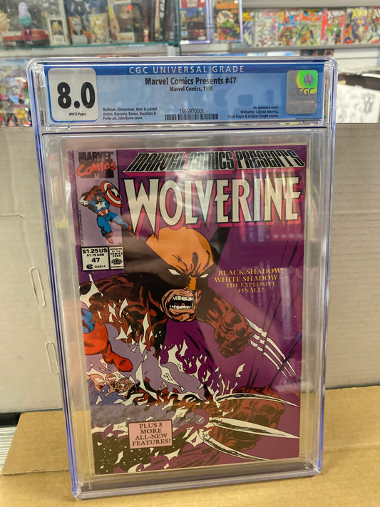 MARVEL COMICS MARVEL COMICS PRESENTS #47(1990) CGC 8.0 WP