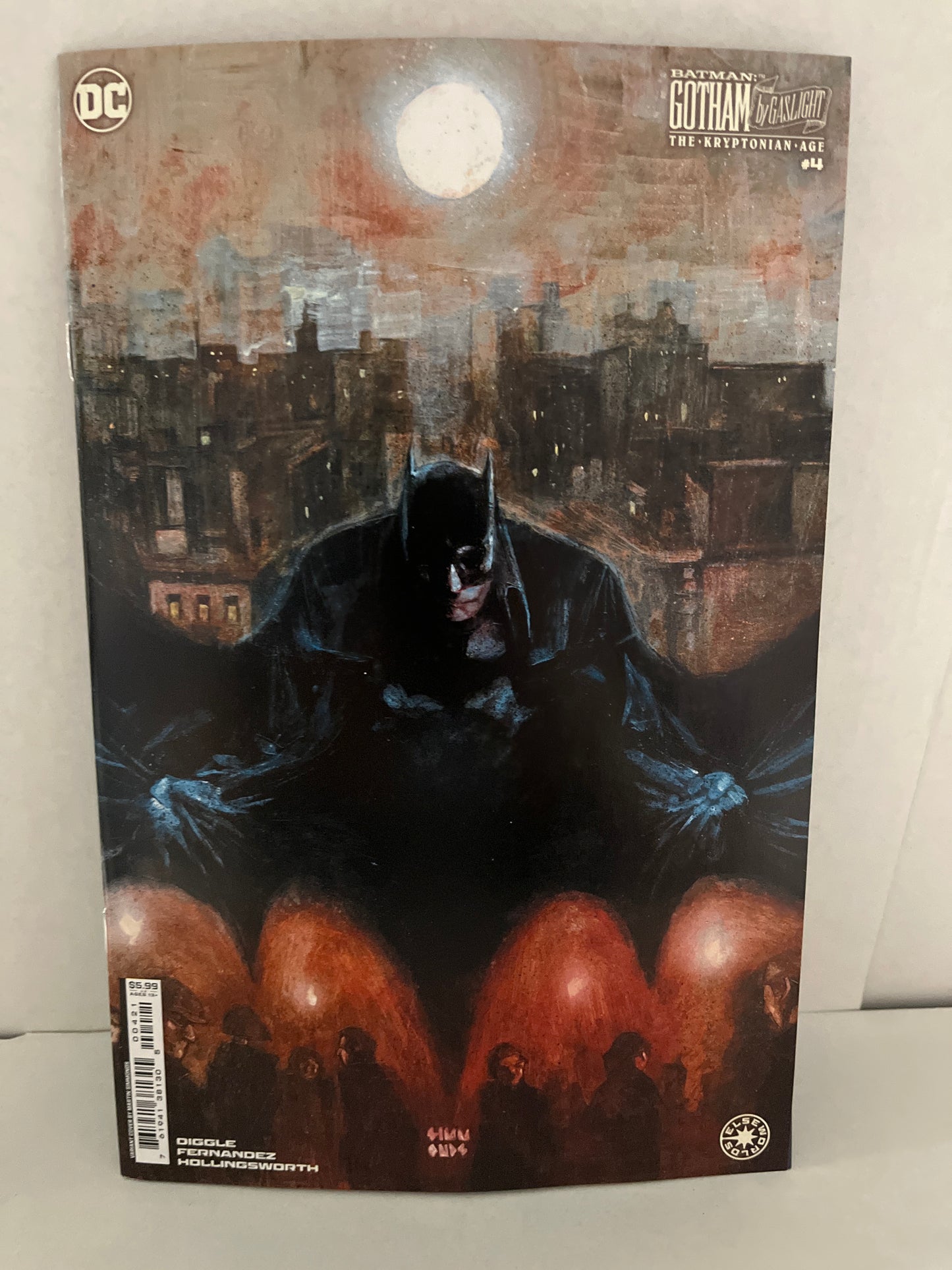 BATMAN: GOTHAM BY GASLIGHT THE KRYPTONIAN AGE #4 (2024, B COVER VARIANT) - BRAND NEW!