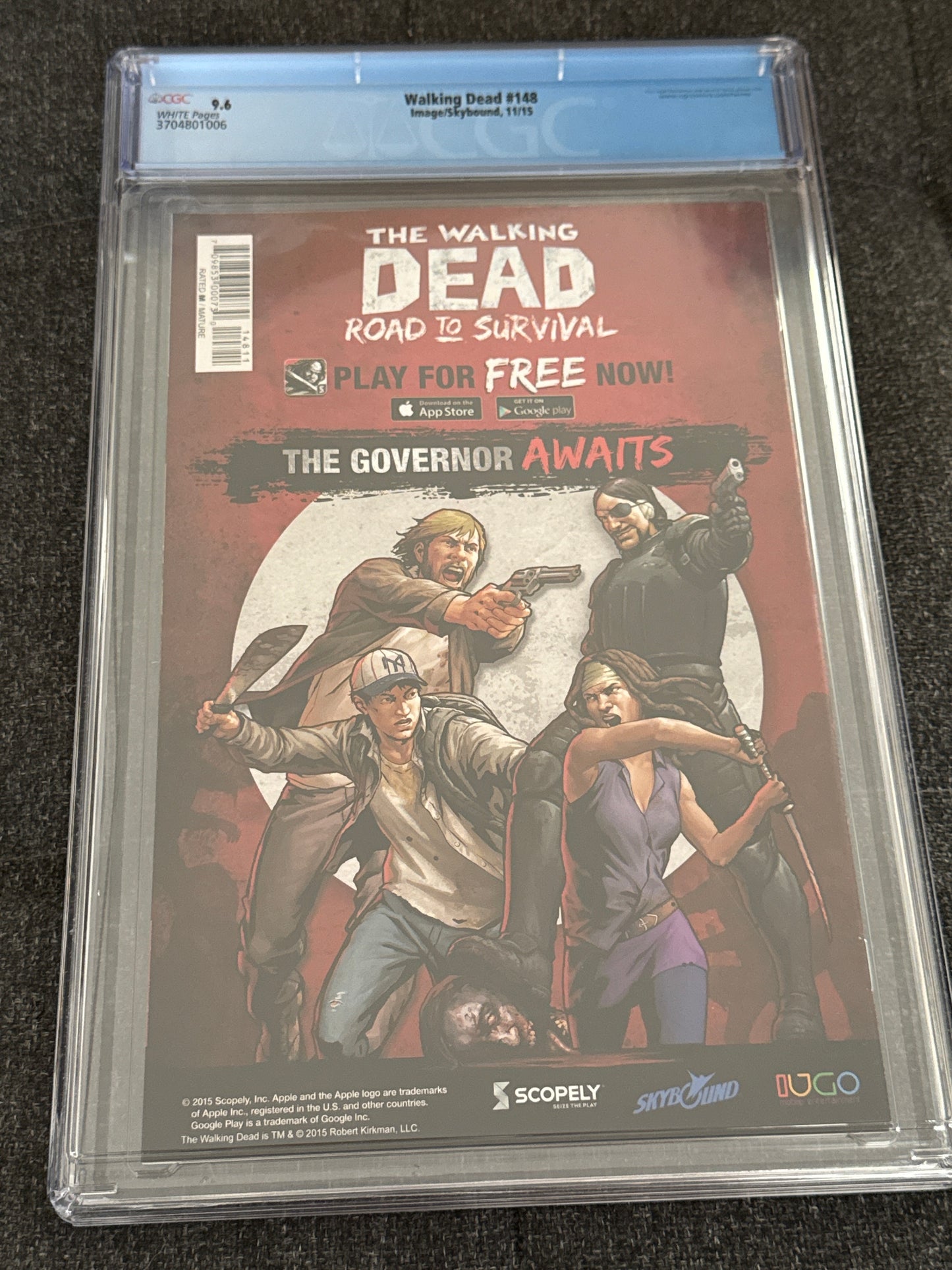 IMAGE COMICS WALKING DEAD #148 CGC 9.6
