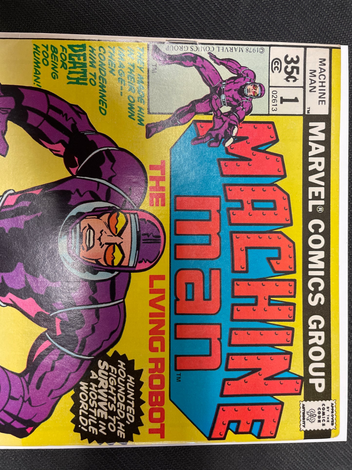 MACHINE MAN #1 (1978, KEY COMIC, NM+ STUNNER!)