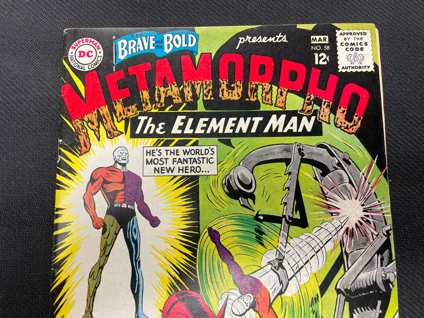 BRAVE & THE BOLD #58 (1965, 2nd METAMORPHO)