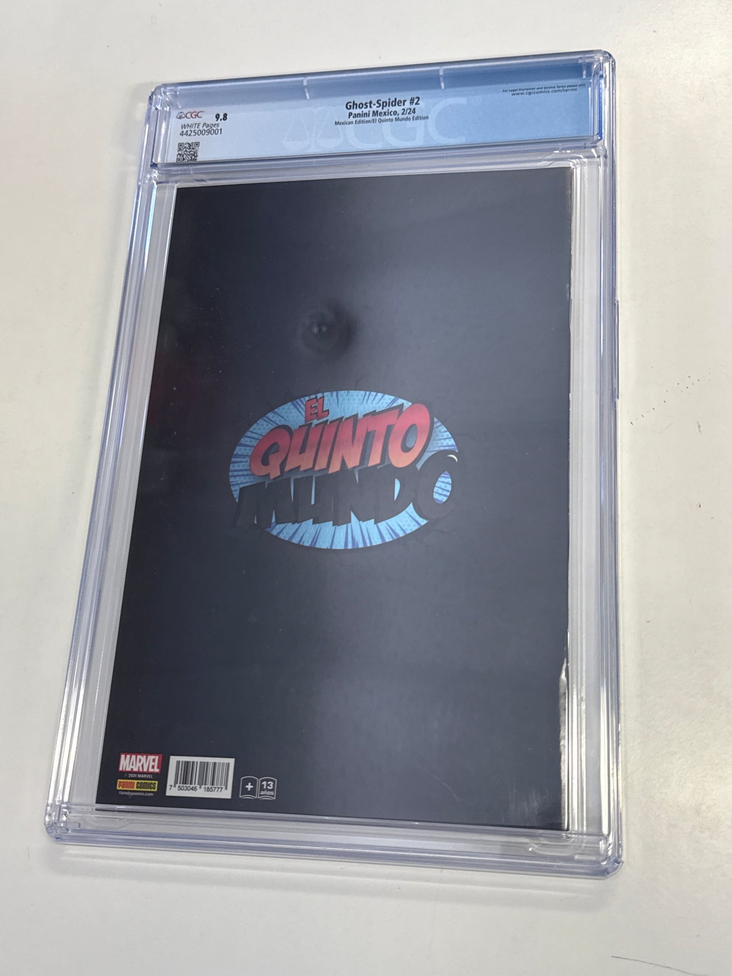 MARVEL GHOST SPIDER #2 MEXICAN EDITION FOIL CGC 9.8