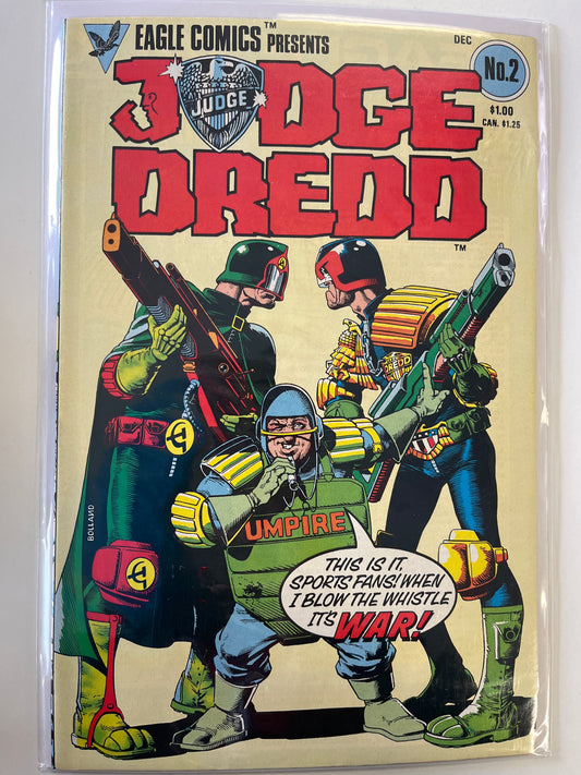 JUDGE DREDD NO.2 EAGLE COMICS