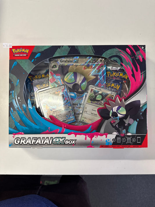POKEMON TCG GRAFAIAI EX BOX W JUMBO PROMO CARD
