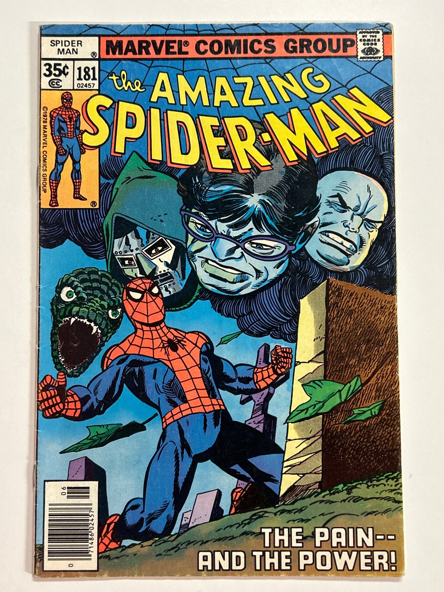 MARVEL COMICS GROUP THE AMAZING SPIDER-MAN #181 (1978) VERY FINE CONDITION