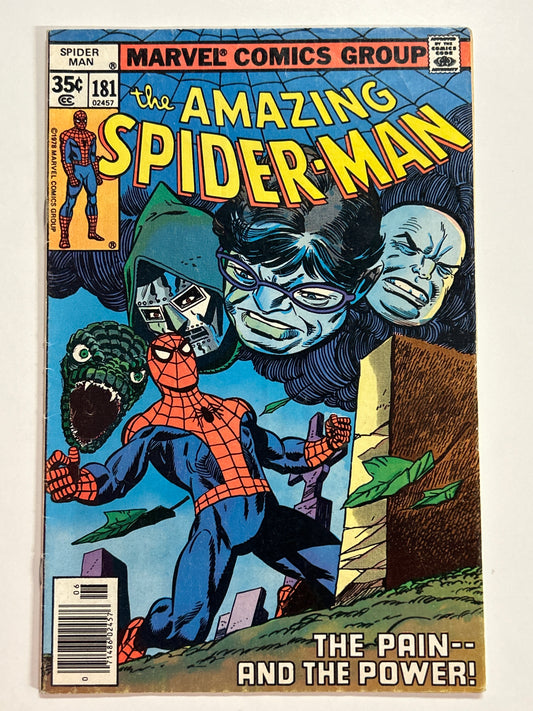 MARVEL COMICS GROUP THE AMAZING SPIDER-MAN #181 (1978) VERY FINE CONDITION