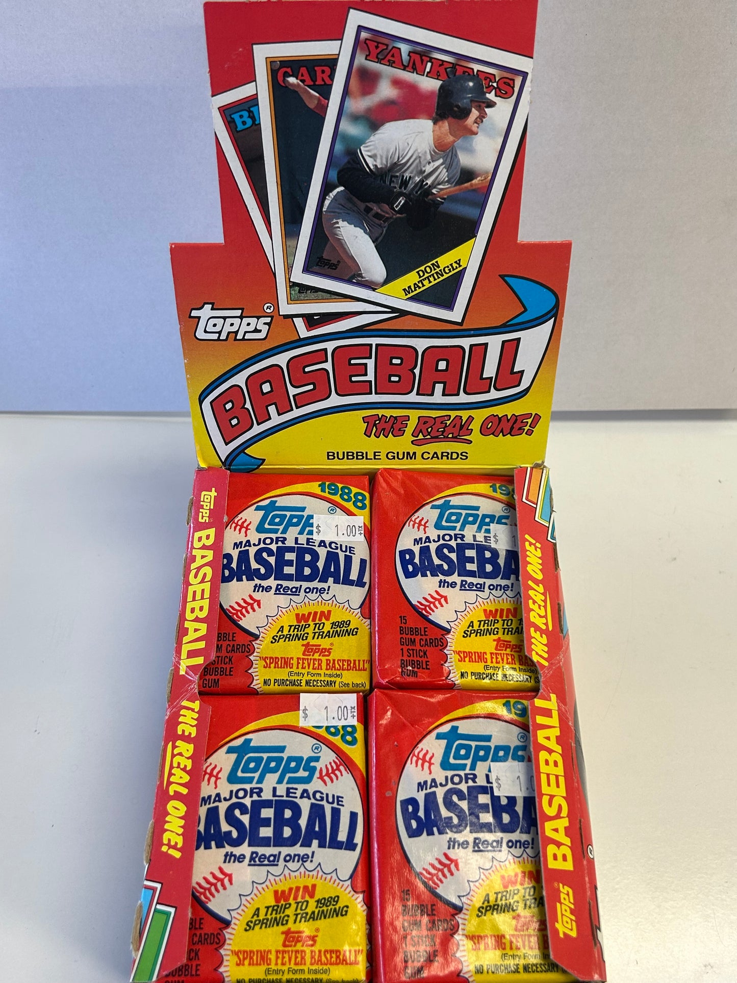 Vintage Baseball Card Packs