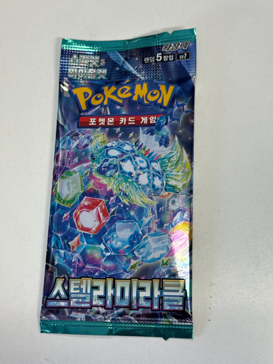 POKEMON TCG STELLAR MIRICLE STELLAR CROWN BOOSTER PACK KOREAN