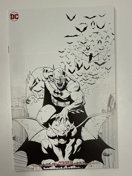 DC COMICS DCEASED #1 PLANET AWESOME COLLECTABLES VARIANT SKETCH