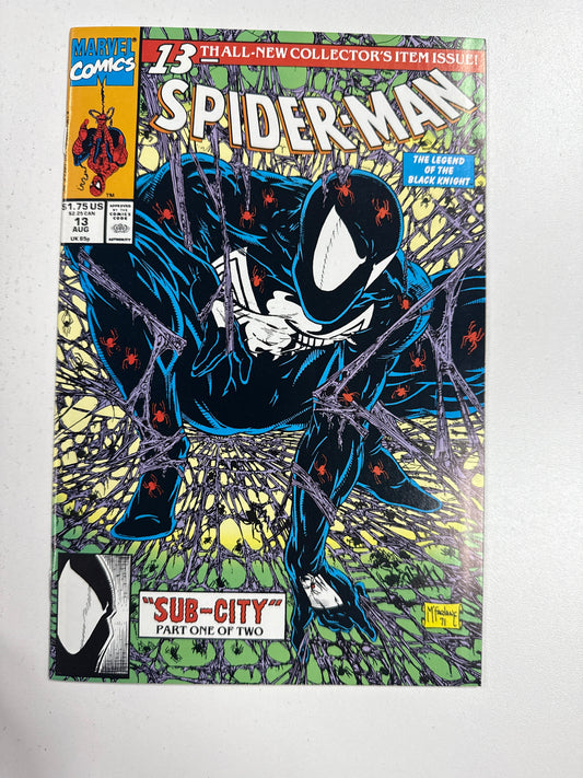 SPIDER-MAN #13 BLACK COSTUME CLASSIC HOMAGE COVER MCFARLANE MARVEL 1991