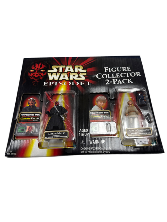 STAR WARS EPISODE 1 COMMTECH 2 PACK ANALIN AND DARTH MAUL EITH COMMTECH