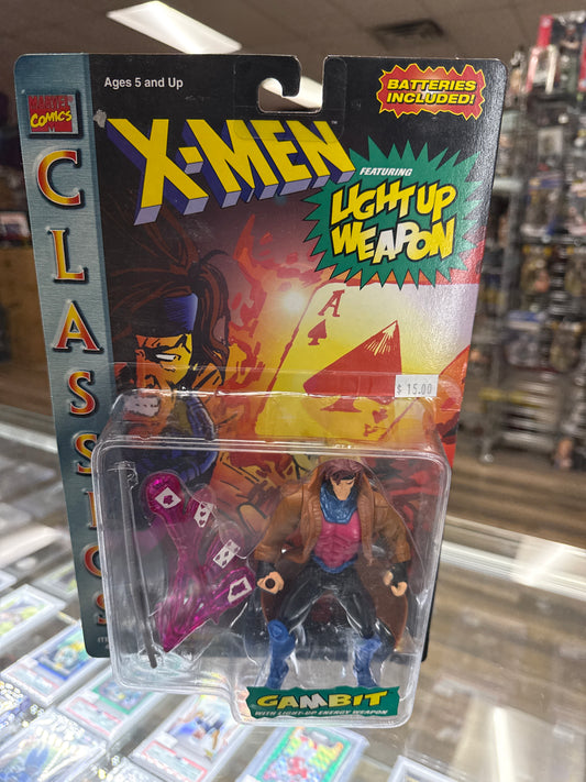 Marvel X-Men Gambit w/ Light Up Weapon