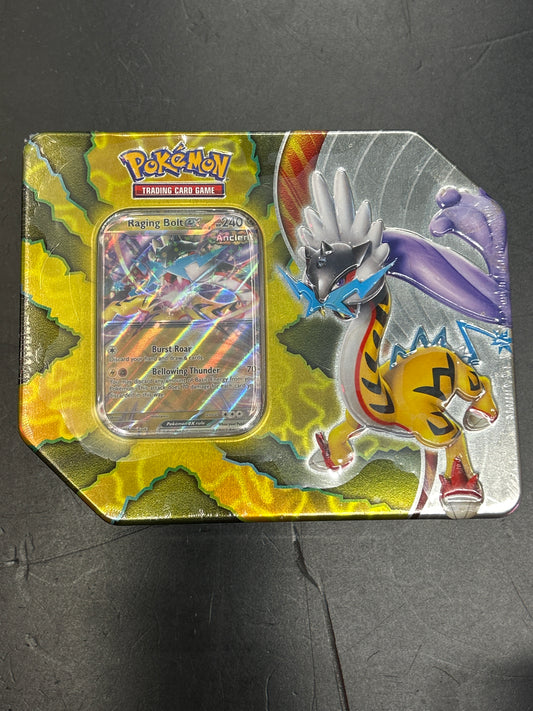 POKÉMON TCG RAGING BOLT EX TIN SEALED