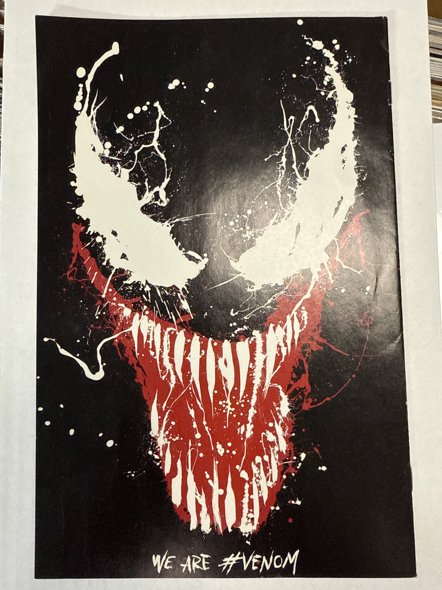 MARVEL COMICS VENOM CUSTOM EDITION EXCLUSIVE OFFICIAL MOVIE COLLECTABLE AMC