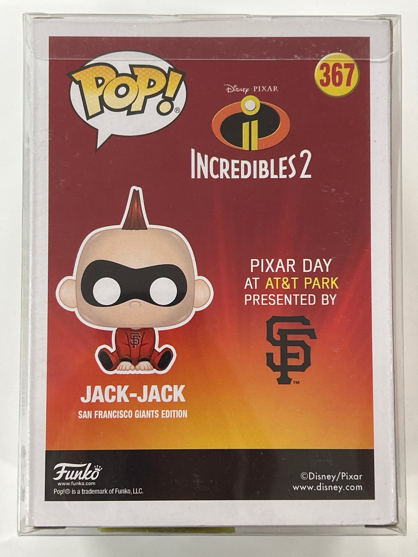 FUNKO POP JACK-JACK SAN FRANCISCO GIANTS EDITION GREAT CONDITION