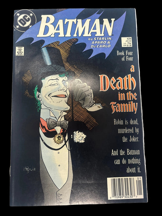 DC BATMAN A DEATH IN THE FAMILY ISSUE #429 NEWSSTAND