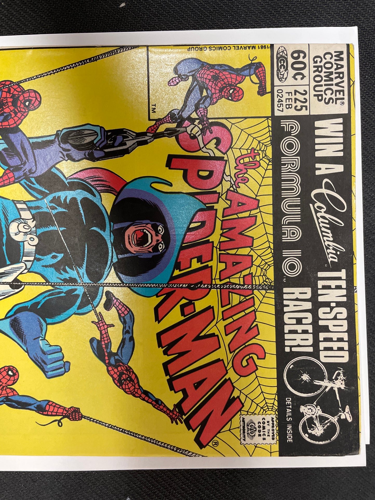 AMAZING SPIDER-MAN #225 NEWSSTAND (1982, MARK JEWELERS VARIANT!) VF