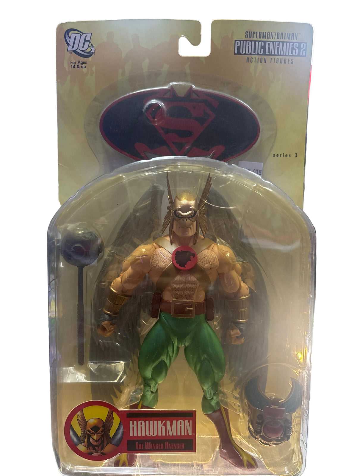 DC SUPERMAN/BATMAN PUBLIC ENEMIES 2 ACTION FIGURES HAWKMAN