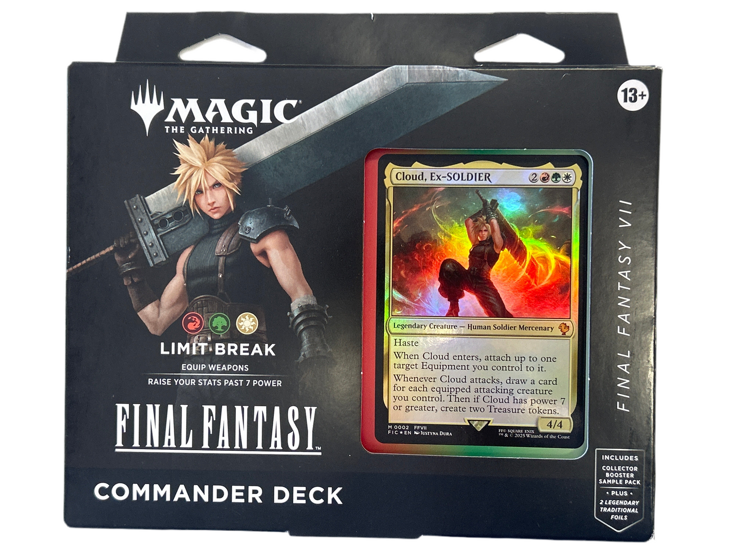 MAGIC THE GATHERING FINAL FANTASY LIMIT BREAK COMMANDER DECK SEALED