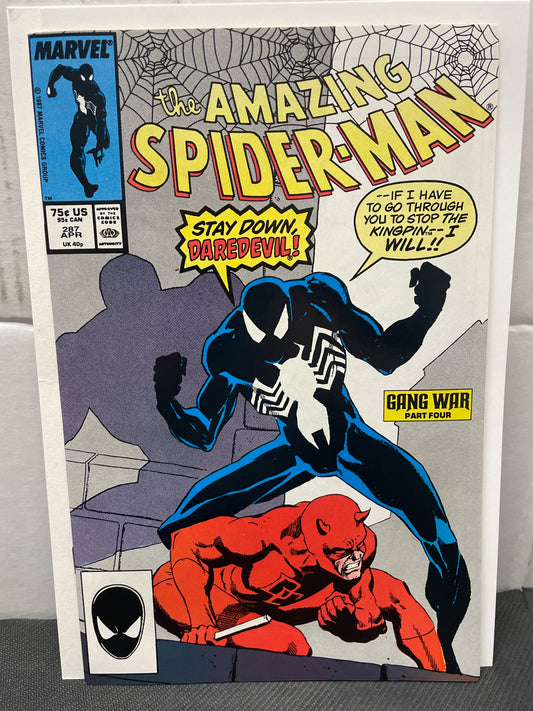 AMAZING SPIDER-MAN #287 (1987, STUNNER!) NM+/MINT! BLACKSUIT COVER! CGC ME!