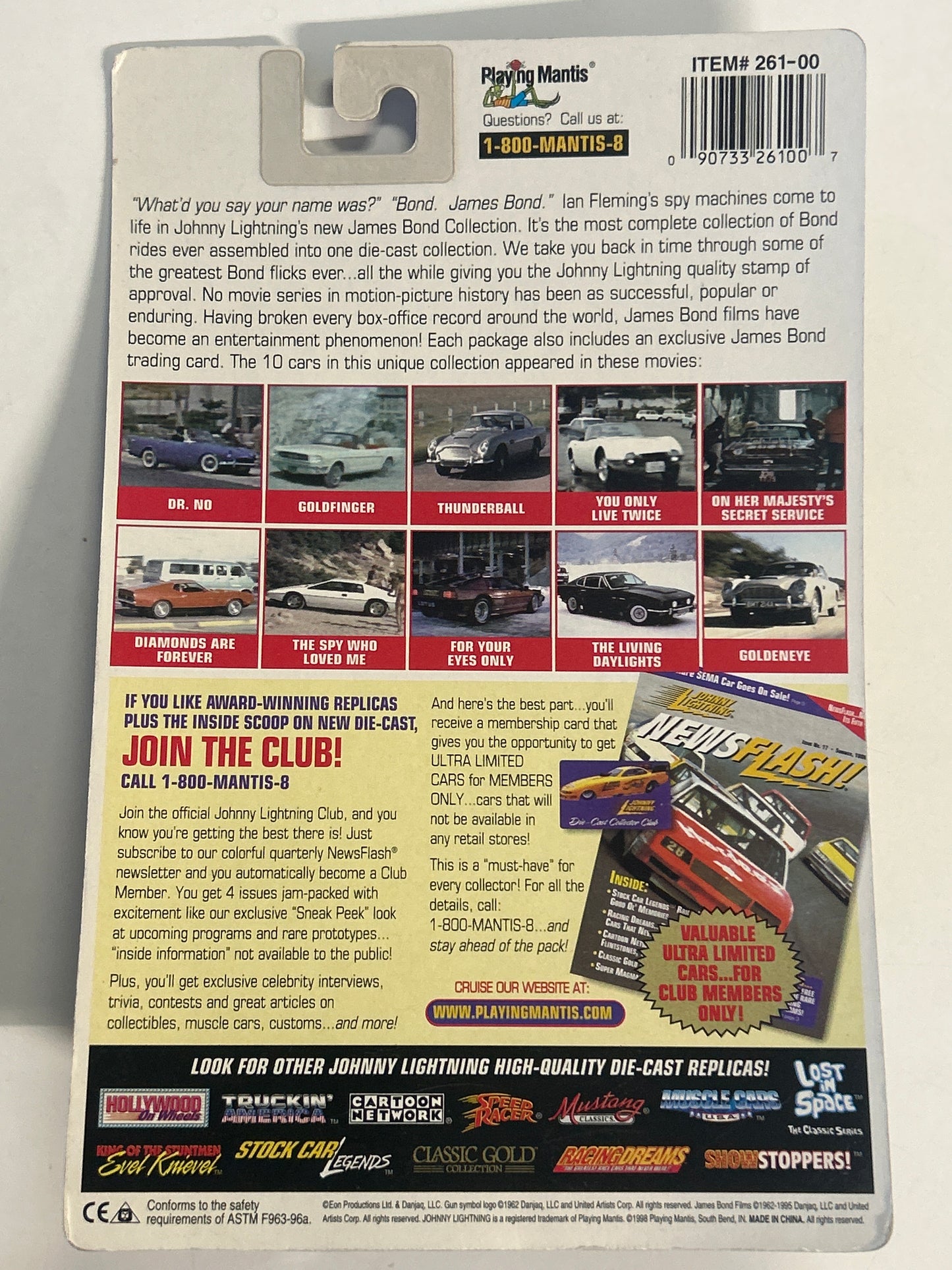 JOHNNY LIGHTNING JAMES BOND 007 THUNDERBALL (1995) LIGHT PLAY CONDITION IN BOX