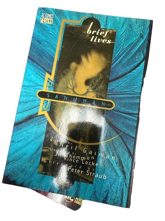 DC COMICS SANDMAN VOL 3 BRIEF LIVES WOTH DUST COVER