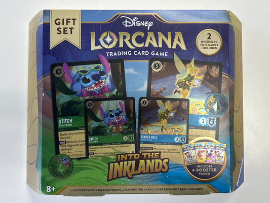 DISNEY LORCANA TRADING CARD GAME INTO THE INKLANDS GIFT SET SEALED BOX