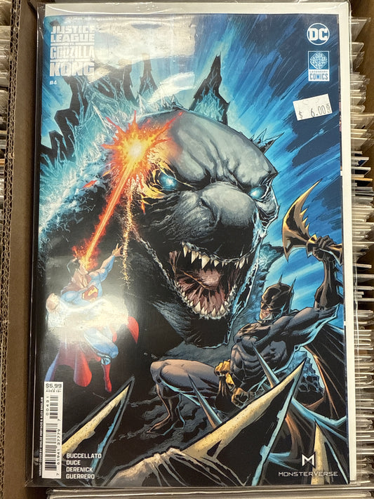 DC COMICS JUSTICE LEAUGE VS GODZILLA VS KONG #4