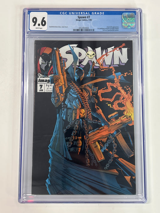 IMAGE COMICS SPAWN #7 CGC 9.6