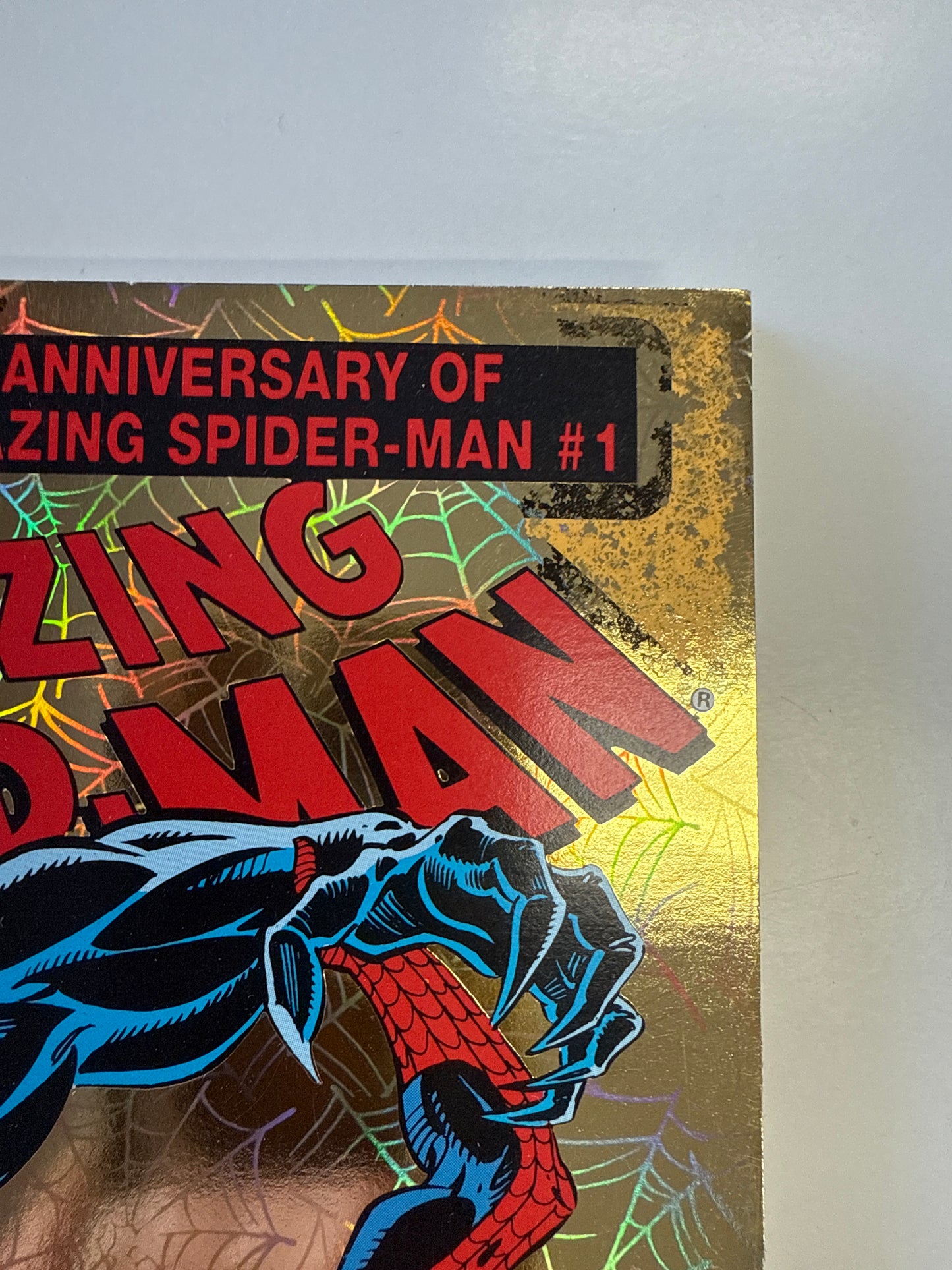 MARVEL AMAZING SPIDER-MAN #375 GOLD FOIL W/ VISIBLE INK ERRORS ON COVER 1st SHE-VENOM