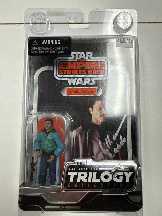BILLY DEE WILLIAMS Signed Lando Calrissian  Star Wars Autograph THE ORIGINAL TRILOGY  COLLECTION