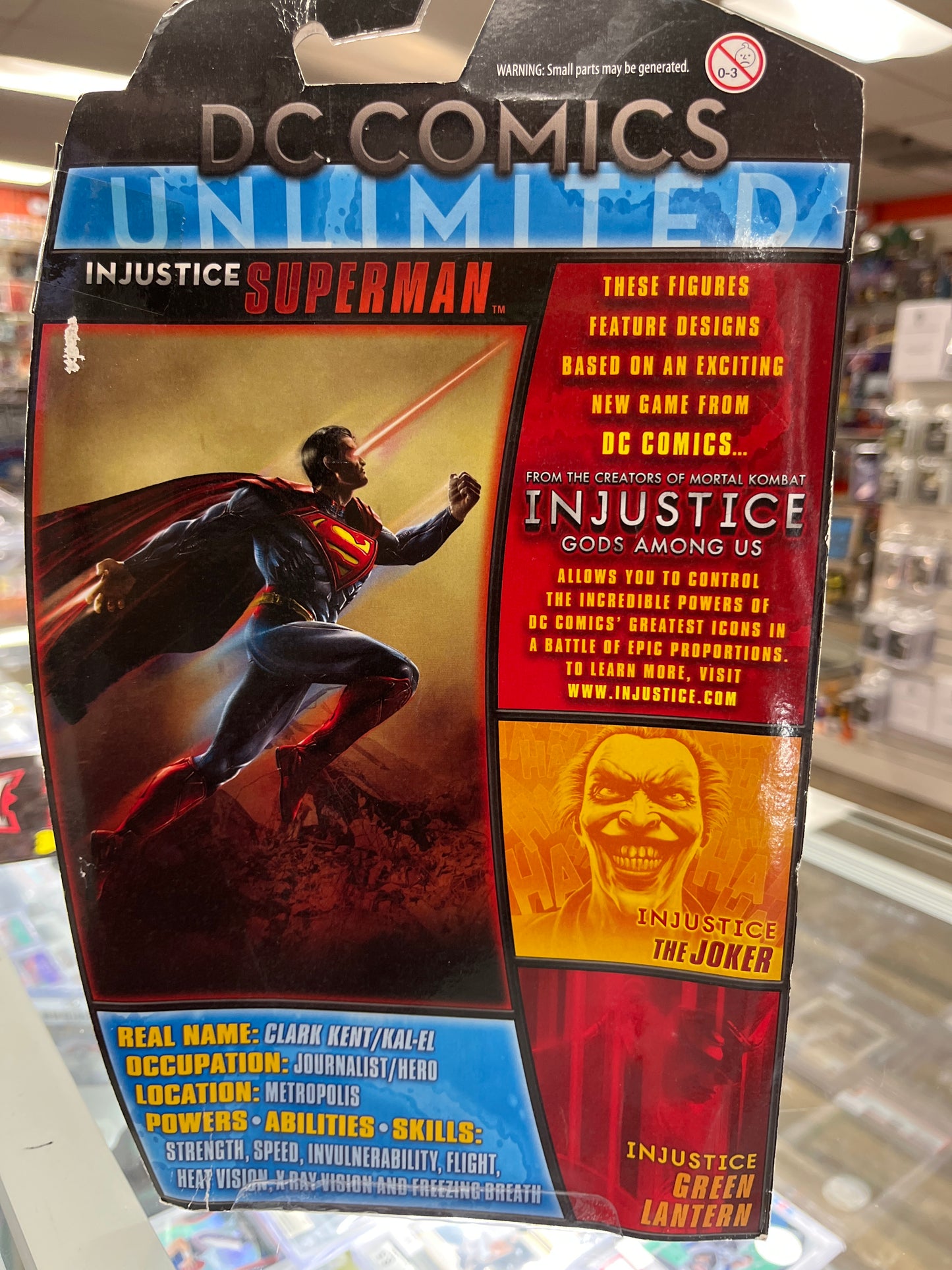 DC COMICS UNLIMITED INJUSTICE SUPERMAN ACTION FIGURE