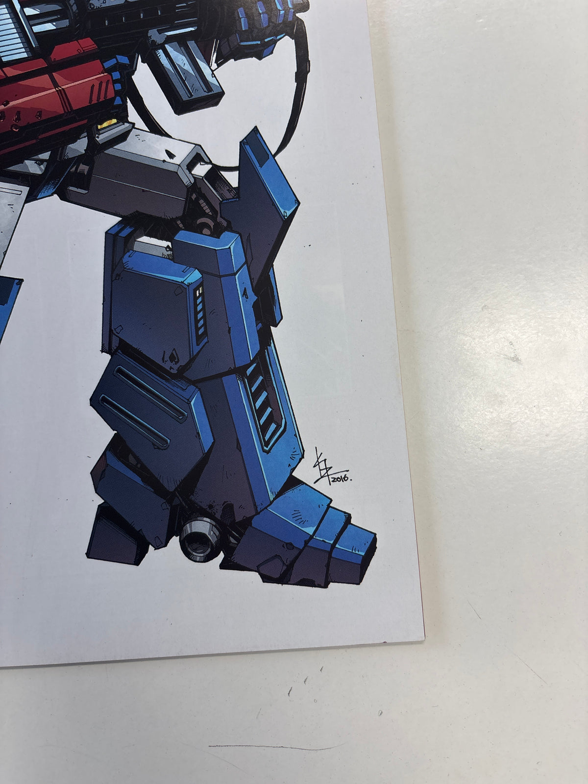 IDW #1 OPTIMUS PRIME RECONSTRUCTION
