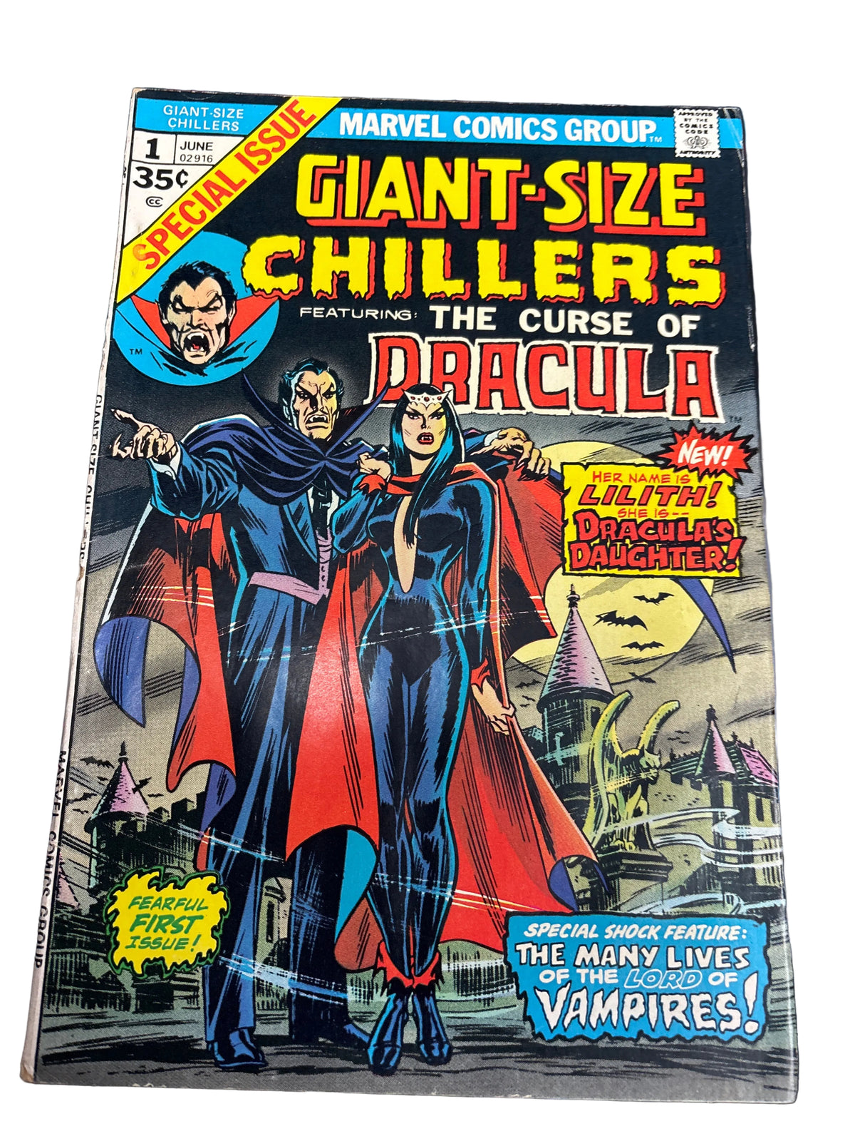 MARVEL COMICS GROUP SPECIAL ISSUE GIANT-SIZE CHILLERS FT THE CURSE OF DRACULA #1