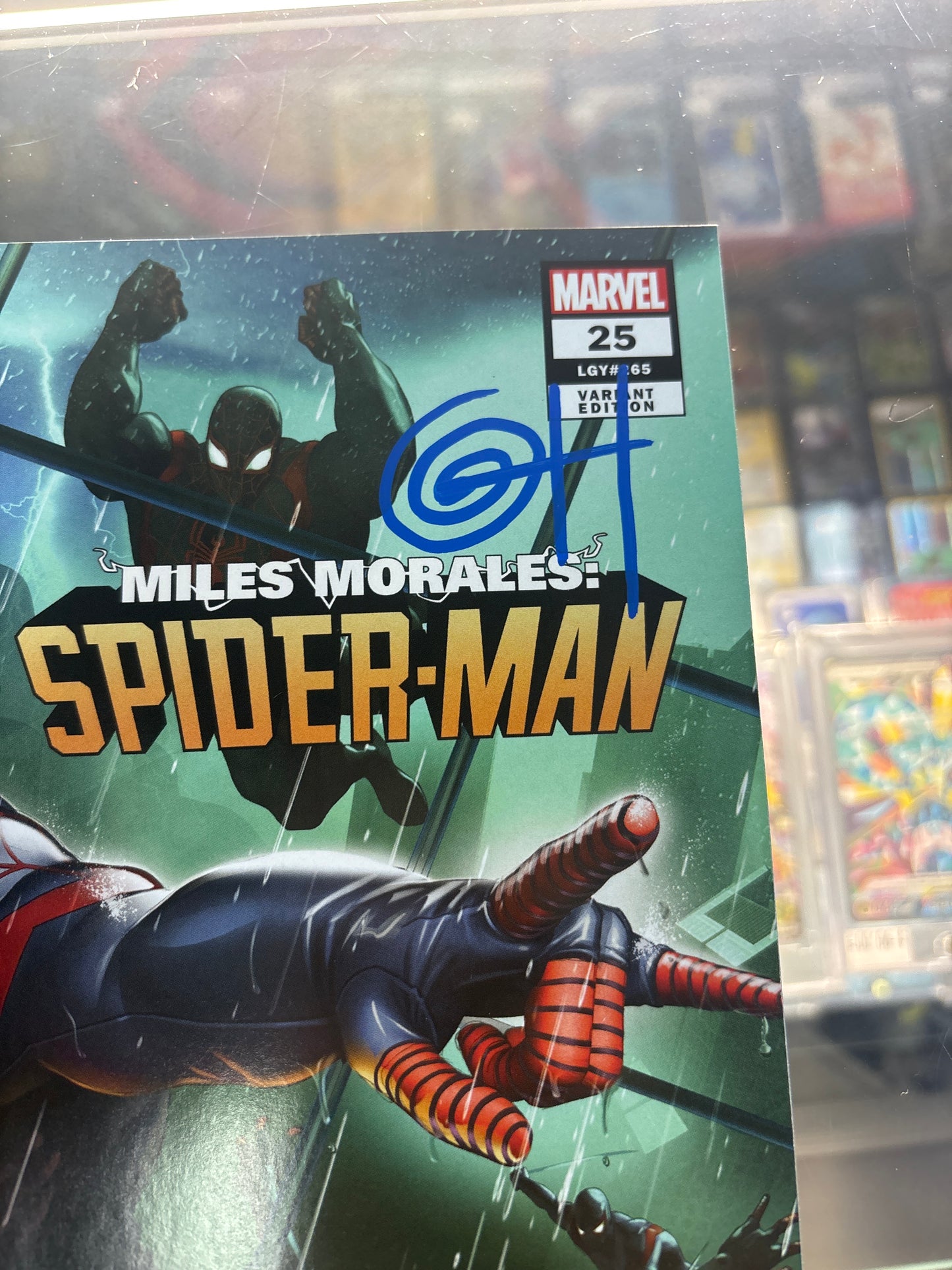 MARVEL MILES MORALES SPIDER-MAN #25 SIGNED BY GREG HORR LIMITED EDITION